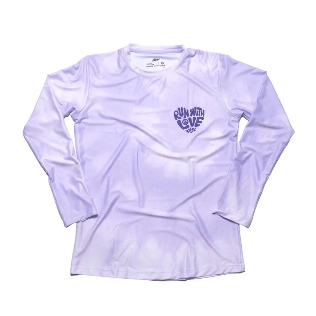 Run With Love Long Sleeve Jersey Purple