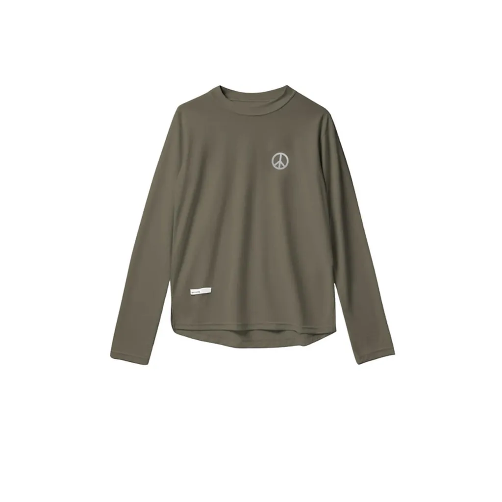 Men's Long Sleeve Jersey Peacemaker Olive Field Maples